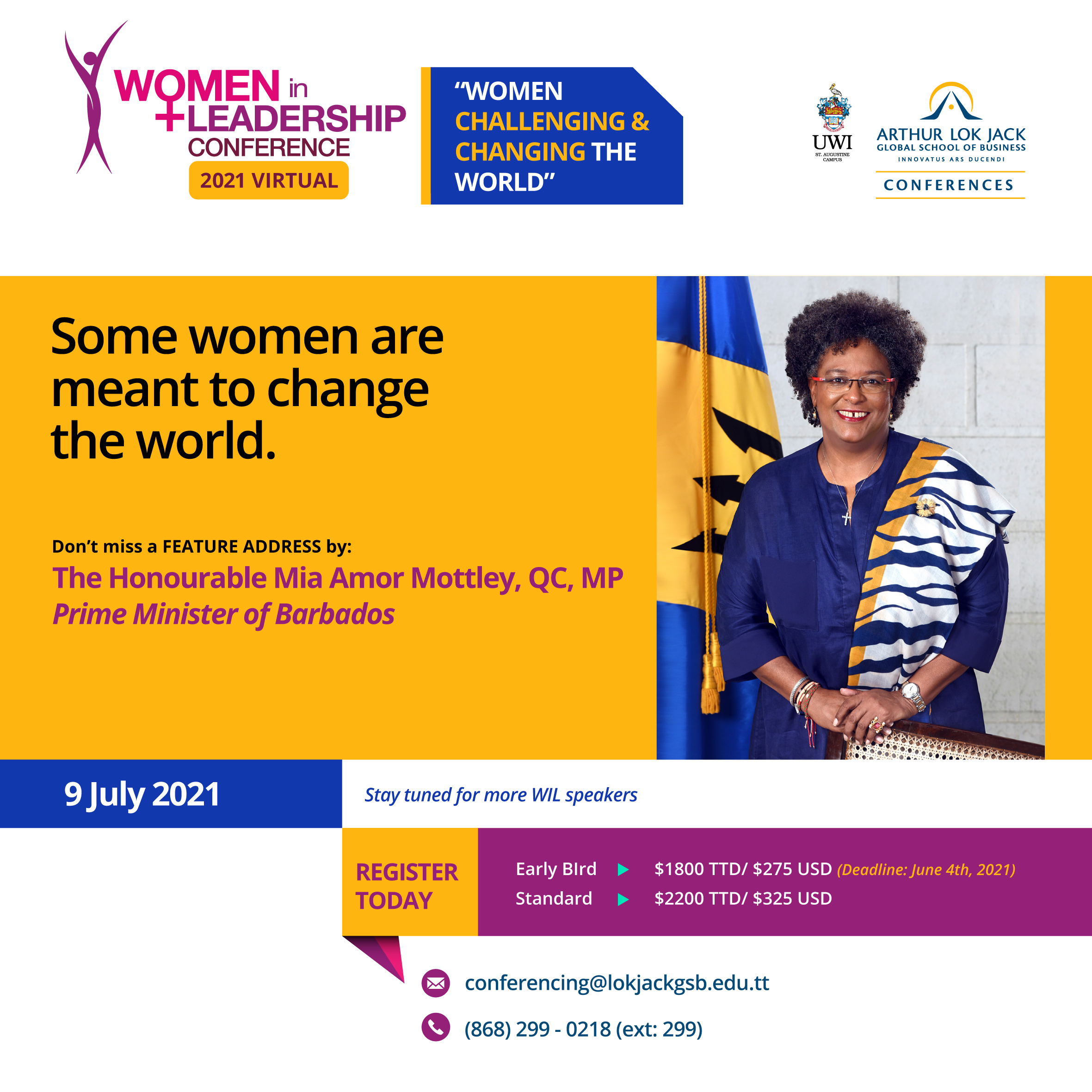 Read more about the article The Honourable Mia Amor Mottley, QC, MP at Women In Leadership Conference 2021